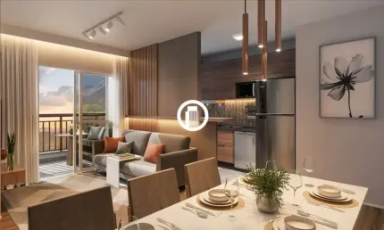 Apartamento para venda - 56m², 2 dormitórios, sendo 1 suíte, 1 vaga - morumbi