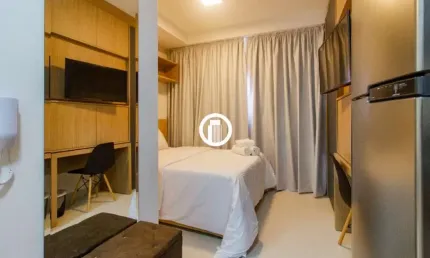 Apartamento Studio TOTALMENTE MOBILIADO para locação/aluguel mensal, 1 dormitório - Vila Clementino