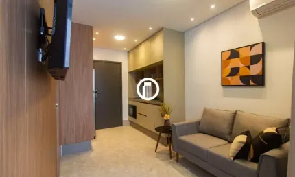 Apartamento studio totalmente mobiliado para locação/aluguel mensal, 1 dormitório - pinheiros