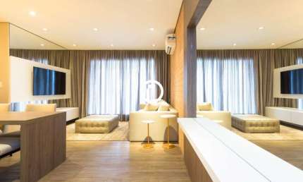 Apartamento Totalmente mobiliado  para LOCAÇÃO 65m², 1 dormitório, 2 vagas - Vila Nova Conceição