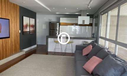 Apartamento Duplex Totalmente Mobiliado para locação 115m², 3 dormitórios, sendo 2 suítes, 2 vagas - Ibirapuera