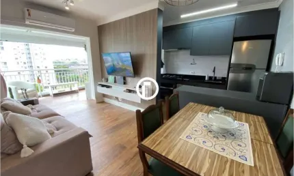 Apartamento para Venda 62m²,1 dormitório, sendo 1 suíte, 1 vaga - Vila Anastácio