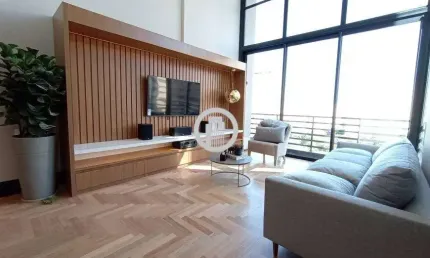 Apartamento duplex mobiliado, 110m², 1 dormitório, sendo 1 suíte, 2 vagas - cerqueira césar