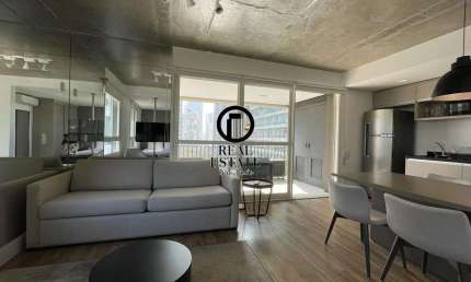 Apartamento para locação, 70m², 1 dormitório, 1 vaga- Cidade Monções