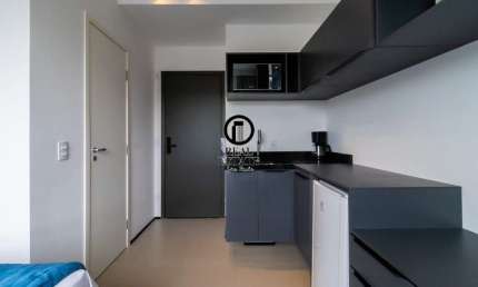 Apartamento Studio TOTALMENTE MOBILIADO para locação/aluguel mensal, 1 dormitório - Perdizes