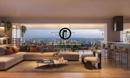 Apartamento para Venda - 164m², 4 dormitórios, sendo 3 suítes, 2 vagas - Brooklin Novo