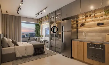 Apartamento para venda 23m², 1 dormitório - Brooklin