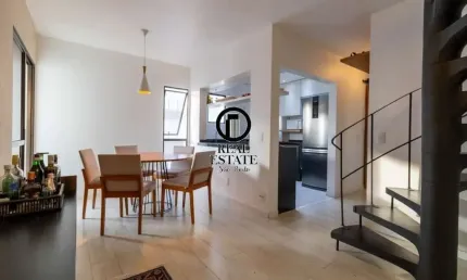 Cobertura Duplex para Venda - 81m², 1 dormitório, sendo 1 suites, 1 vaga - Moema