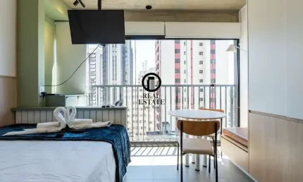 Apartamento para aluguel/locação 24m², 1 dormitório - Bela Vista