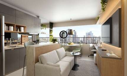 Apartamento para Venda - 44m², 2 dormitórios, sendo 1 suítes - Ipiranga