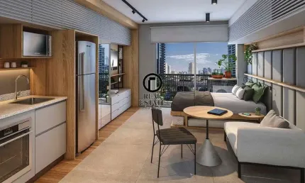 Apartamento para Venda - 30m², 1 dormitórios - Brooklin