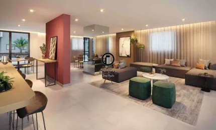 Apartamento para venda - 47m², 2 dormitórios e 1 vaga - santo amaro