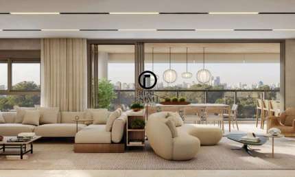 Apartamento para Venda - 151m², 4 dormitórios, sendo 2 suítes e 2 vagas - Brooklin Paulista