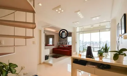 Cobertura Duplex para Venda - 120m², 2 dormitórios, sendo 1 suites, 1 vaga - Vila da Saúde