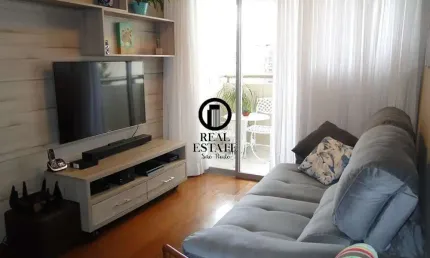 Apartamento para Venda - 78m², 2 dormitórios, sendo 1 suites, 2 vagas - Vila Guarani (Z Sul)