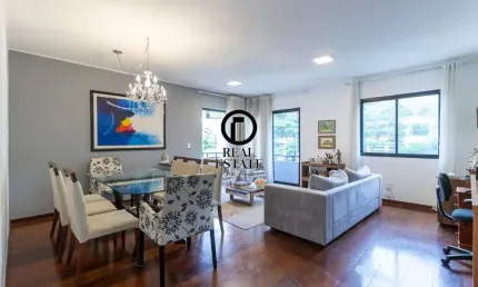 Apartamento para venda - 147m², 3 dormitórios, sendo 2 suites, 2 vagas - campo belo