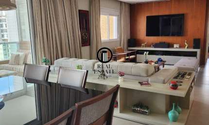 Apartamento para venda 161m², 3 dormitórios sendo 3 suítes e 3 vagas - Campo Belo