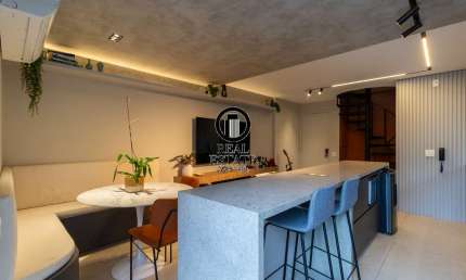 Cobertura Duplex para Venda - 58m², 2 dormitórios, 1 vaga - Moema