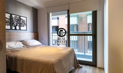 Apartamento com 1 quarto à venda na Alameda Jauaperi, Moema, São Paulo
