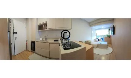 Apartamento para venda - 31m², 1 dormitório, sendo 1 suites, 1 vaga - moema