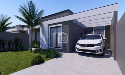 Casa nova com magnifica fachada, Passauna, Araucaria - PR