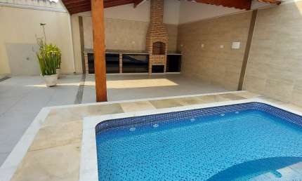 Linda casa alto padrão com 4 suítes no Flórida- Praia Grande-SP