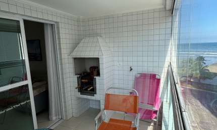 Lindo apartamento 2 dormitórios vista mar com sacada gourmet na Vila Caiçara, Praia Grande -SP.