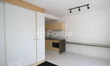 Kitnet / stúdio à venda na avenida dos carinás, 301, moema, são paulo, 25 m2 por r$ 500.000