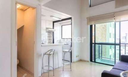 Apartamento com 1 quarto à venda na Avenida Ibijaú, 355, Moema, São Paulo, 44 m2 por R$ 675.000