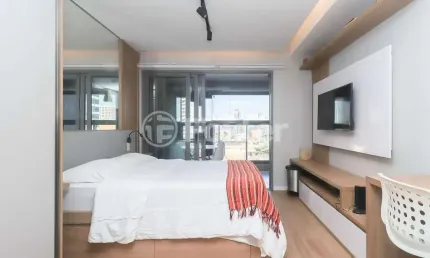 Kitnet / stúdio à venda na avenida cotovia, 737, indianópolis, são paulo, 31 m2 por r$ 750.000