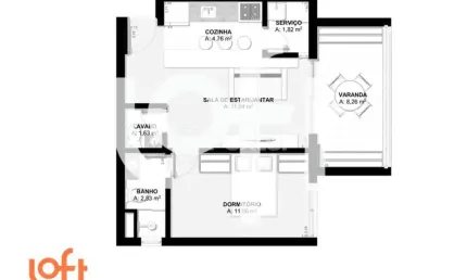 Apartamento com 1 quarto à venda na rua doutor guilherme bannitz, 61, itaim bibi, são paulo, 52 m2 por r$ 1.288.157