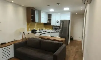 Kitnet / stúdio à venda na avenida ibijaú, 364, moema, são paulo, 39 m2 por r$ 640.000