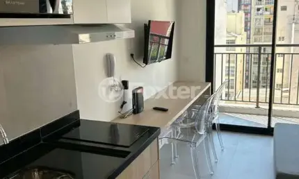 Apartamento com 1 quarto à venda na rua major sertório, 423, vila buarque, são paulo, 26 m2 por r$ 389.500
