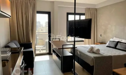 Apartamento com 1 quarto à venda na Rua Jaguaribe, 649, Vila Buarque, São Paulo, 30 m2 por R$ 555.000
