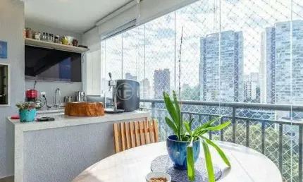 Apartamento com 1 quarto à venda na Rua Doutor Luiz Migliano, 1870, Jardim Caboré, São Paulo, 130 m2 por R$ 1.250.000