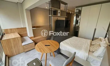 Kitnet / stúdio à venda na alameda iraé, 664, indianópolis, são paulo, 32 m2 por r$ 655.000