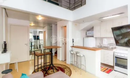 Apartamento com 1 quarto à venda na avenida ibijaú, 335, moema, são paulo, 44 m2 por r$ 695.000