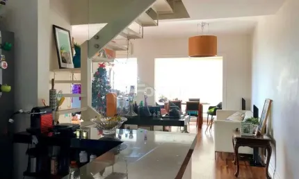 Cobertura com 2 quartos à venda na Rua Américo Brasiliense, 1349, Chácara Santo Antônio, São Paulo, 130 m2 por R$ 1.500.000