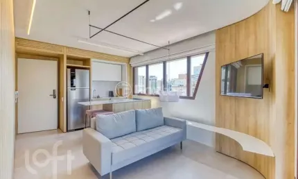 Apartamento com 1 quarto à venda na rua das fiandeiras, 705, vila olímpia, são paulo, 46 m2 por r$ 1.650.000
