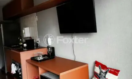 Apartamento com 1 quarto à venda na avenida dos carinás, 301, moema, são paulo, 27 m2 por r$ 500.000