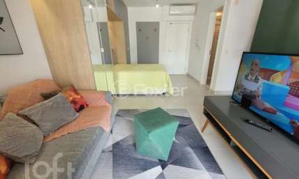 Apartamento com 1 quarto à venda na Avenida Aratãs, 400, Indianópolis, São Paulo, 37 m2 por R$ 700.000