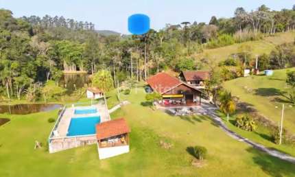 Fazenda com 2 salas à venda na Estrada Francisco Carlos de Castro Neves, 1500, Triângulo Azul, São Lourenço da Serra, 725 m2 por R$ 2.500.000