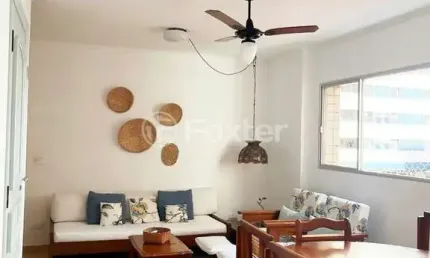 Apartamento com 2 quartos à venda na Rua Cavalheiro Nami Jafet, 169, Pitangueiras, Guarujá, 105 m2 por R$ 427.500