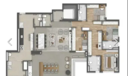 Apartamento com 4 quartos à venda na Rua Adib Miguel Haddad, 203, Vila Firmiano Pinto, São Paulo, 182 m2 por R$ 2.450.000