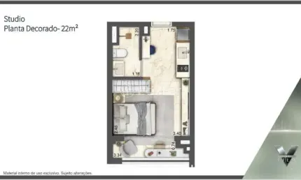 Kitnet / stúdio à venda na rua alvarenga, 1260, butantã, são paulo, 24 m2 por r$ 398.000