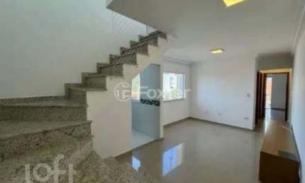 Cobertura com 2 quartos à venda na Rua Albuquerque Lins, 95, Parque São Vicente, Mauá, 113 m2 por R$ 500.000