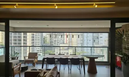 Apartamento com 3 quartos à venda na rua guararapes, 55, brooklin paulista, são paulo, 141 m2 por r$ 3.000.000