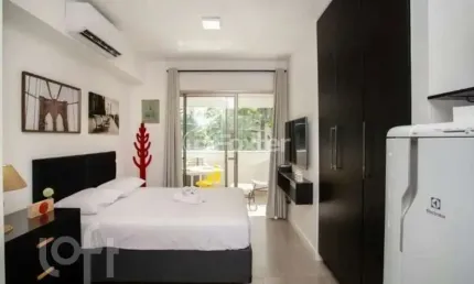 Kitnet / stúdio à venda na rua girassol, 1280, vila madalena, são paulo, 24 m2 por r$ 460.000