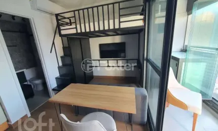 Apartamento com 1 quarto à venda na rua professor doutor josé marques da cruz, 80, jardim das acacias, são paulo, 25 m2 por r$ 459.000