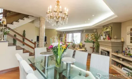Casa em condomínio fechado com 6 quartos à venda na Rua Gustavo Schmidt, 277, Três Figueiras, Porto Alegre, 445 m2 por R$ 3.000.000
